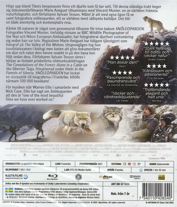 Snöleoparden (Blu-ray)