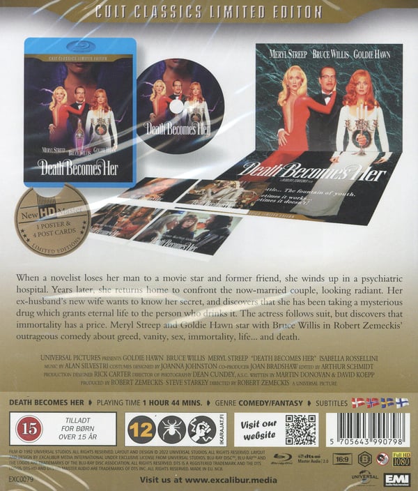 Døden klæ'r hende (+plakat) / Death Becomes Her (Blu-ray / Limited)
