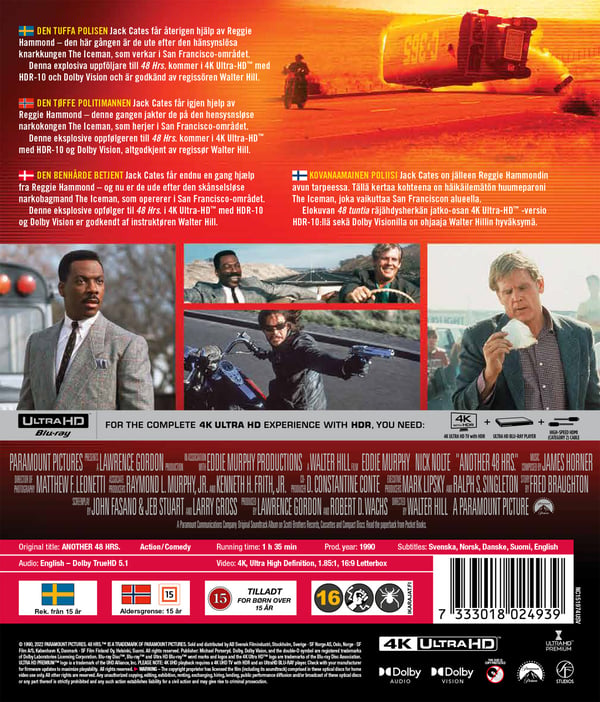 Toiset 48 tuntia / Another 48 hours (4K UHD)