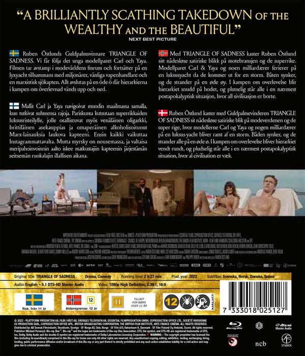 Triangle of Sadness (Blu-ray)