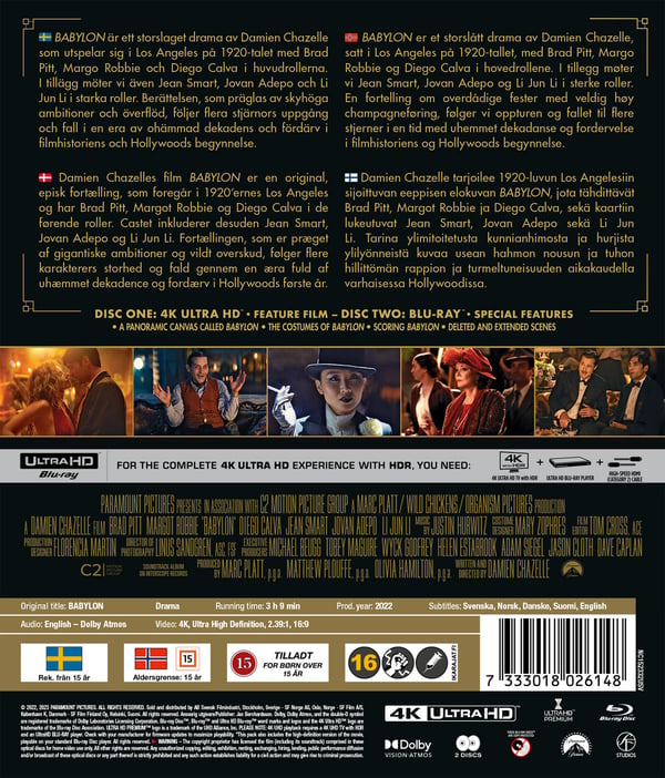 Babylon (4K UHD + Blu-ray)