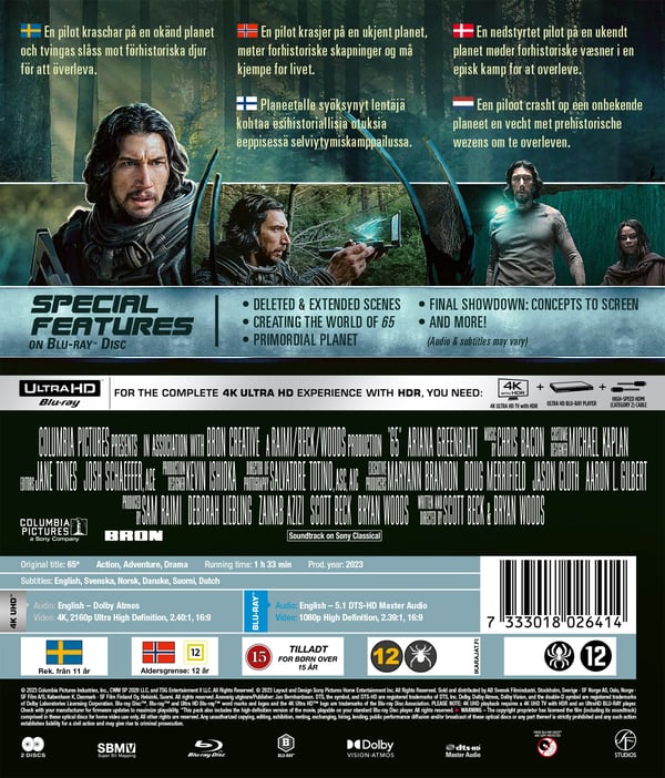65 (4K UHD + Blu-ray)