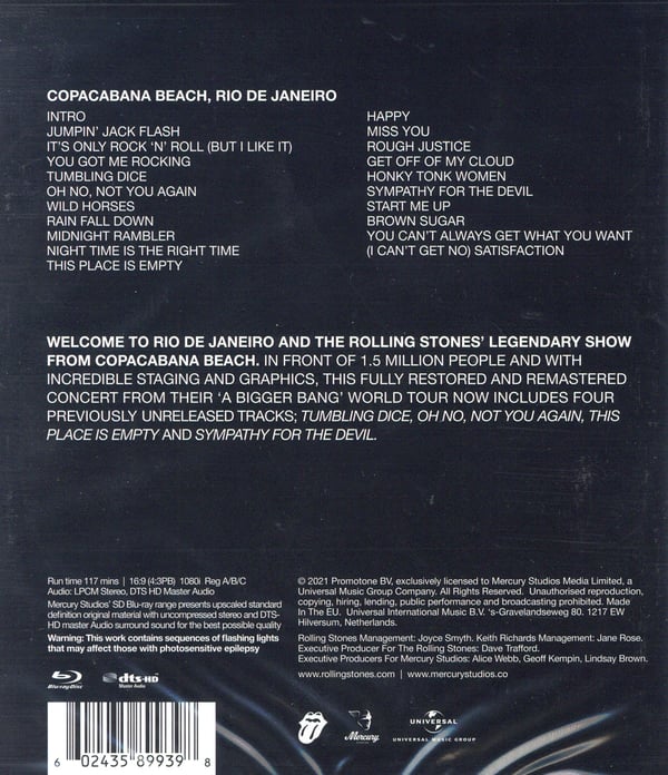 Rolling Stones: A bigger bang (Blu-ray)