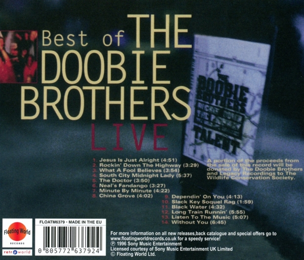 Doobie Brothers: Best of Live 1996 (CD)