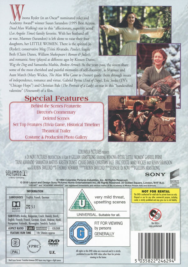 Unge kvinder / Little Women / Little Women (DVD)