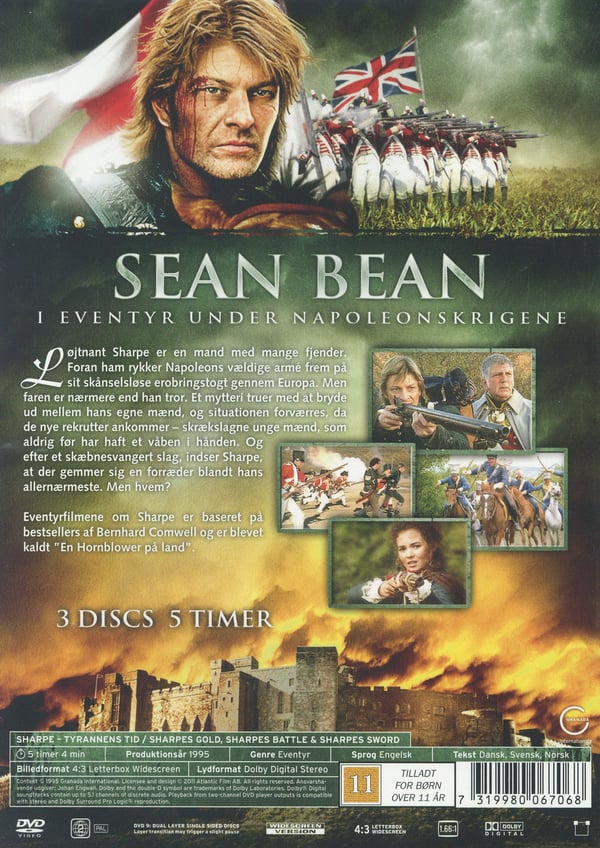 Sharpe - Tyrannin aika (3 DVD)