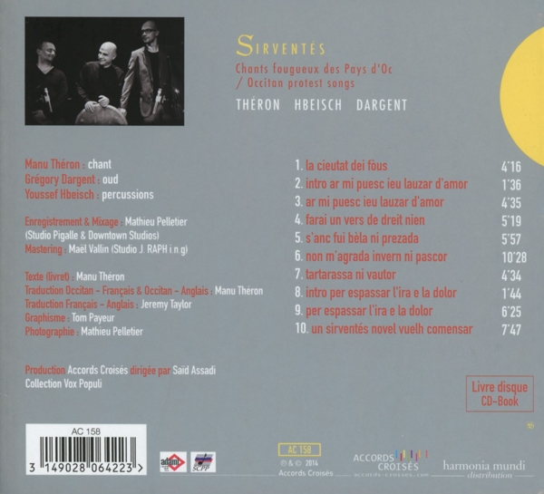 Manu Theron: Sirventes (CD)