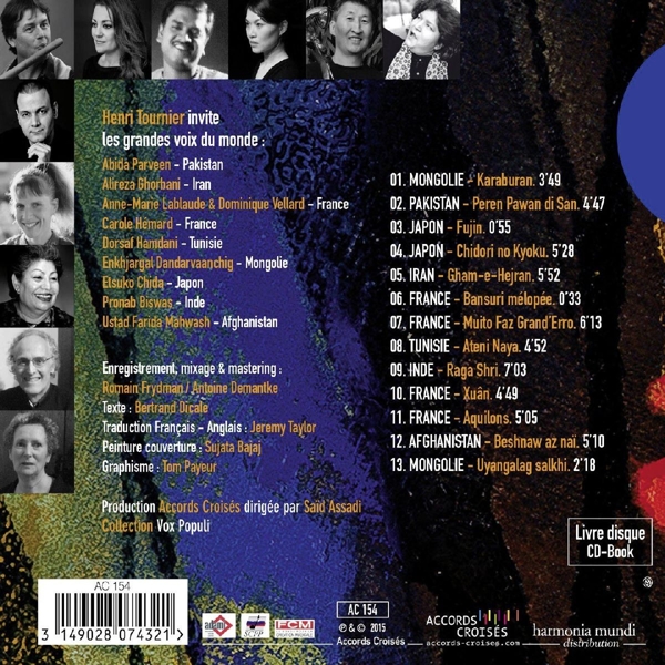 Henri Tournier: Souffles Du Monde (CD)