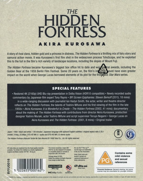 The Hidden Fortress (4K UHD)