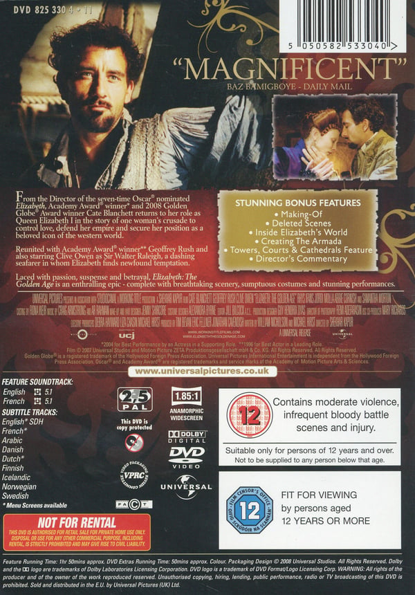 Elizabeth - The Golden Age (DVD)
