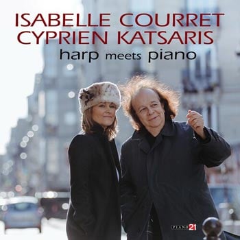 Courret Isabelle/C Katsaris: Harpe møder klaver (CD)