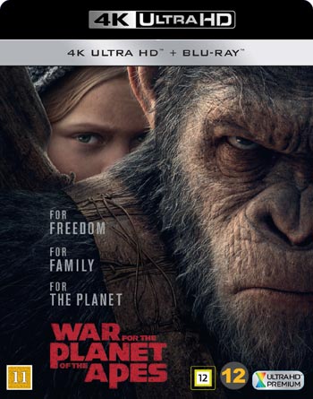 Apinoiden planeetan sota (4K UHD + Blu-ray)