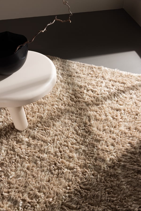 Vionne Beige Uldmåtte 160x230 cm