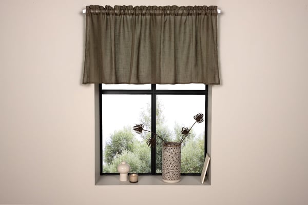 Vardoft Brun 1x55x250 cm Linnegardin-look 1-pack