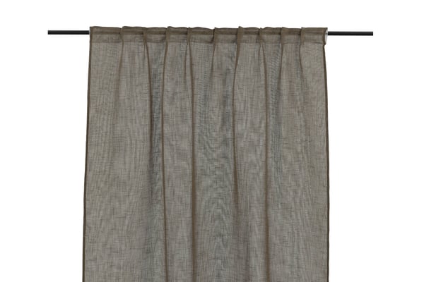 Vardoft Brun 2x140x290 cm Linnegardin-look 2-Pack