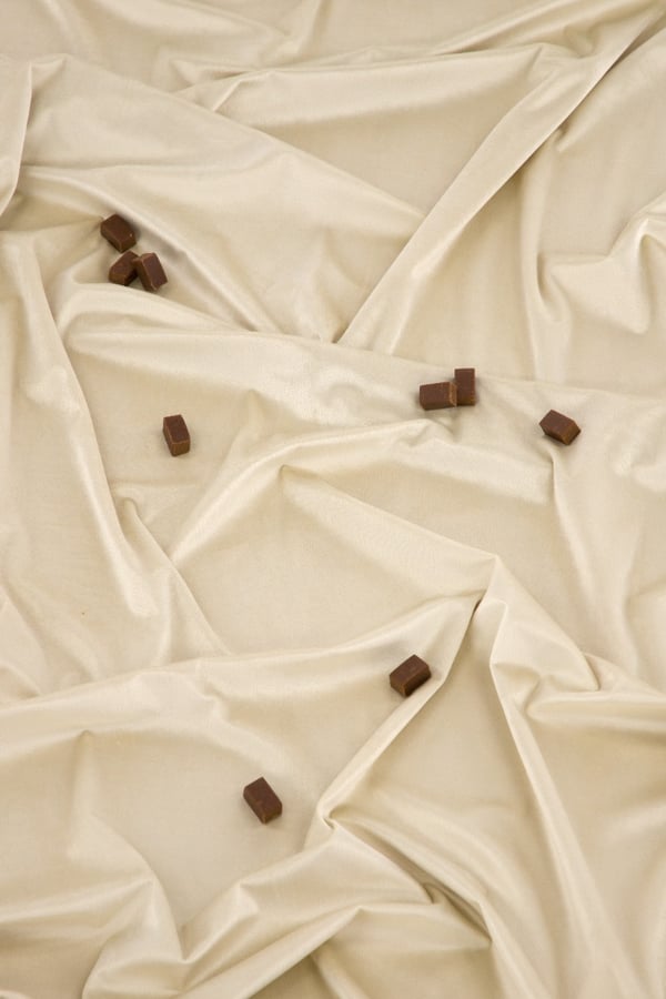 Lavendelvind Beige 2-pak Sammetgardiner 135x250 cm