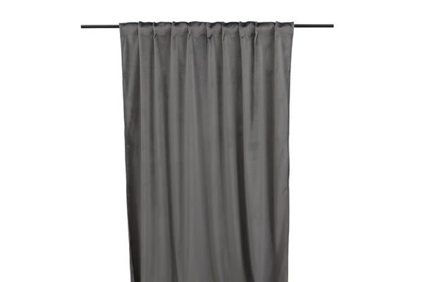 Lavendelvind Mörkgrå 2x135x250 cm Sammetsgardin 2-pack Lavendelvind Mörkgrå 2x135x250 cm Sammetsgardin 2-pack