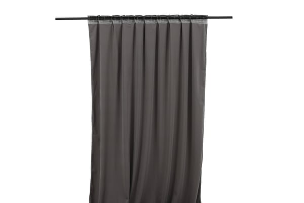 Lavendelvind Mørkegrå Sammetgardiner 2 stk. 135x250 cm