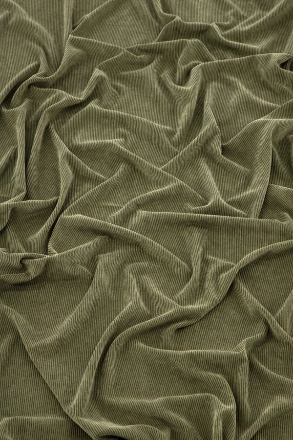 Kristallglans Grøn 2x140x240 cm Mørklægningsfløjl Gardin 2-pak