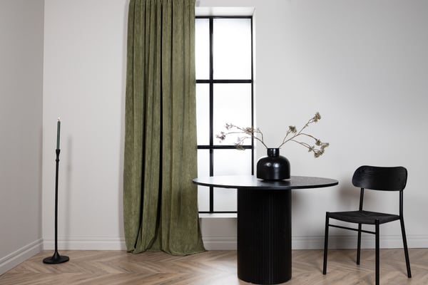 Kristallglans Grøn 2x140x240 cm Mørklægningsfløjl Gardin 2-pak