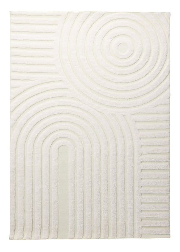 Ponti Hvid Ryatæppe 200x290 cm i Polyester