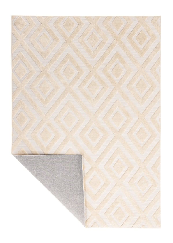 Ana Beige Ryatæppe 200x290 cm i Polyester