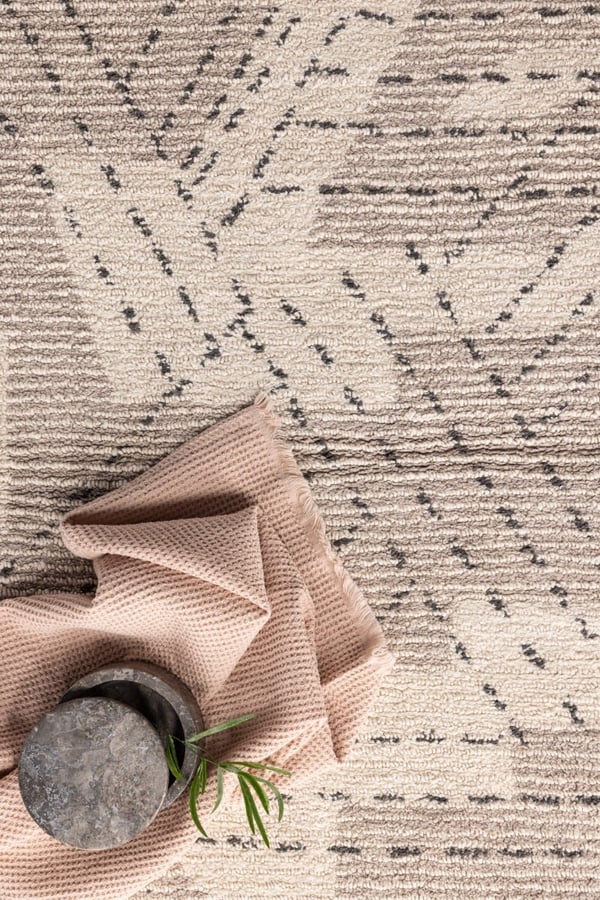 Silea Beige Bademåtte 60x90 cm i 100% Bomuld