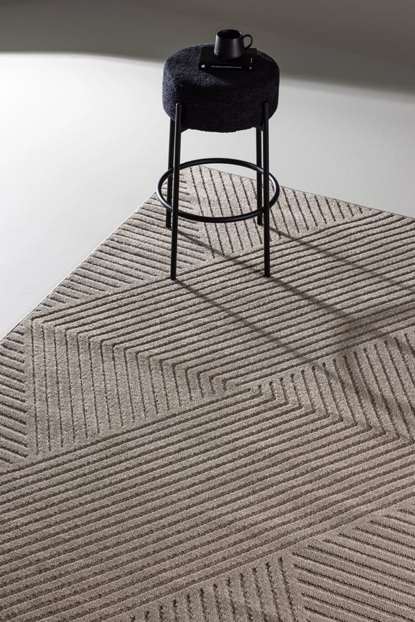 Ariana Brun 200x290 cm Tæppe i Polypropylen