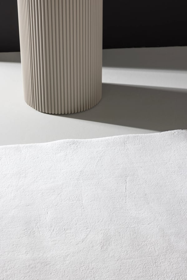 Nicola Hvid Ryatæppe 200x290 cm i Polyester