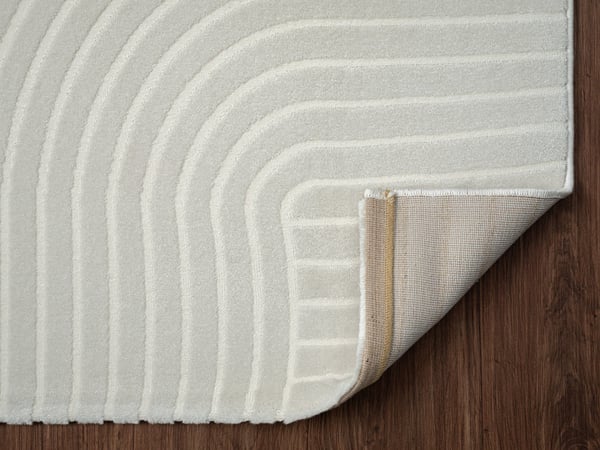 Bella Spin Offwhite Wilton-tæppe 80x300 cm