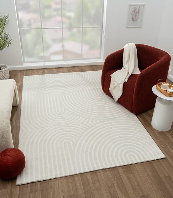 Bella Zen Offwhite Wiltonmåtte 240x340 cm
