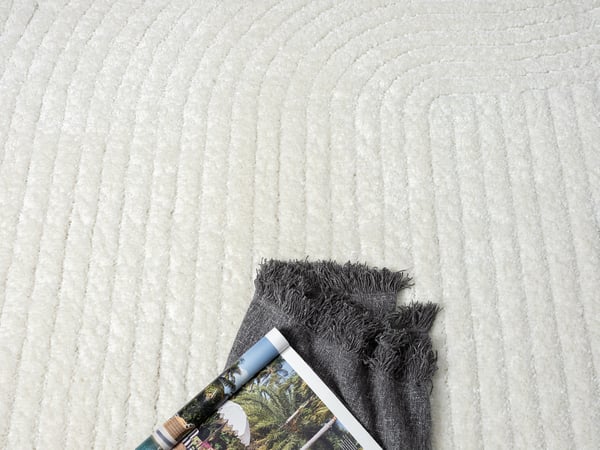 Brolly Spin Creme Ryatæppe 160x230 cm - Blødt og Holdbart