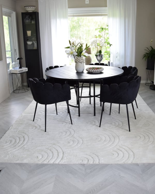 Fuzzy Soma Offwhite 200x290 cm Vaskbar Blød Gulvtæppe