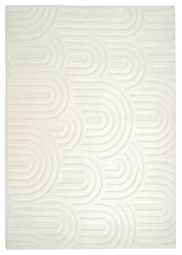 Fuzzy Soma Offwhite Vaskbar Blød Gulvtæppe 160x230 cm