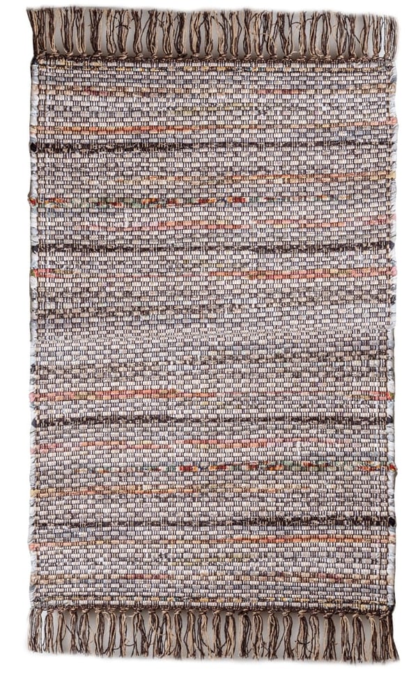 Assur Beige bomuldstæppe 160x230 cm
