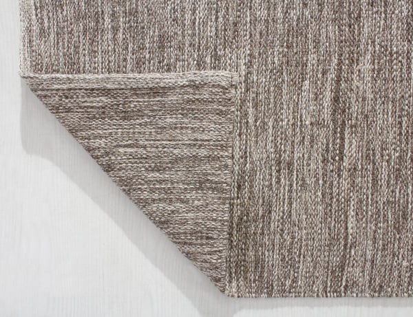 Lunda Greige Uldmåtte 75x150 cm - Holdbar og Elegant