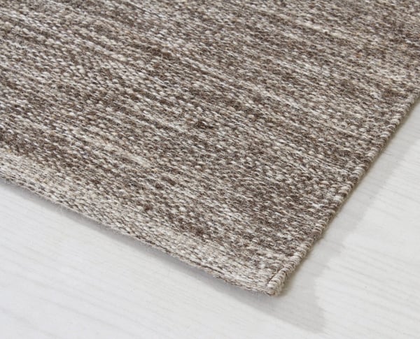 Lunda Greige 75x230 cm Ullmatta