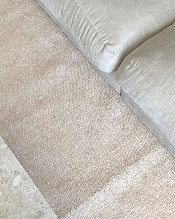 Milli Beige Rund Tæppe 160 cm i Polypropylen