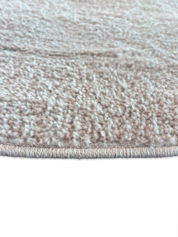 Milli Beige Rund Tæppe 160 cm i Polypropylen