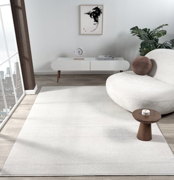 Milli Offwhite Ryatæppe 200x280 cm - Moderne og varm