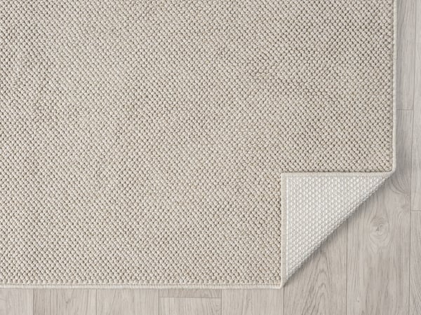 Nordic Beige 200x280 cm Polyester Tæppe i Uldlook