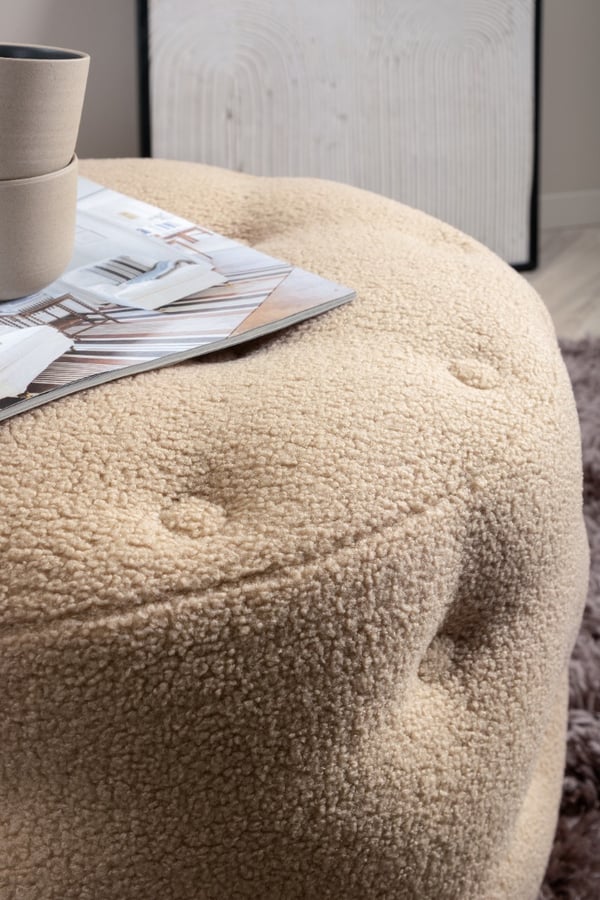 Sittpuff Violetta Beige