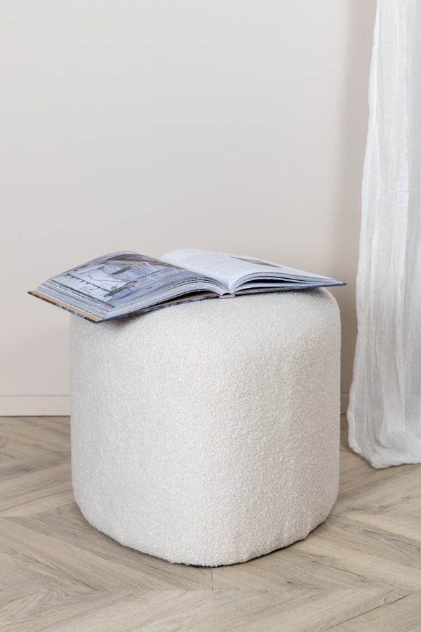 Sittpuff Elandros  Vit