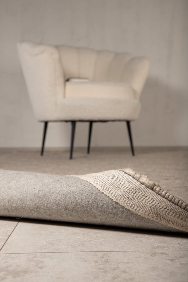 Valira Beige Ull Tæppe 160x230 cm - Blødt og Holdbart