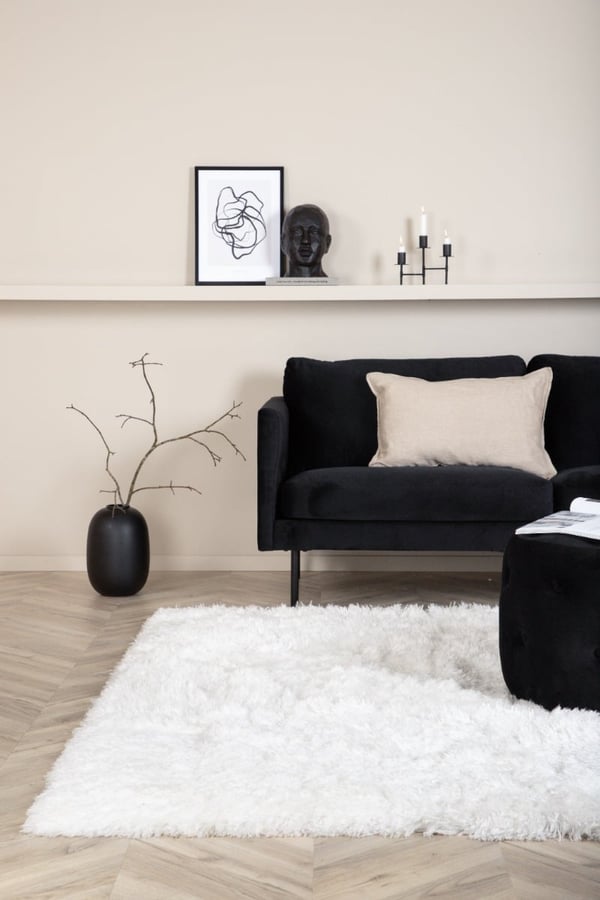 Valby Hvid 200x300 cm Ryemåtte i Polyester
