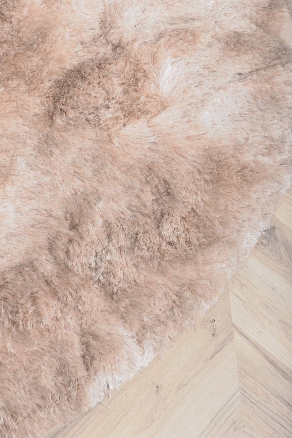 Bolton Beige Rund Tæppe 200 cm i 100% Polyester