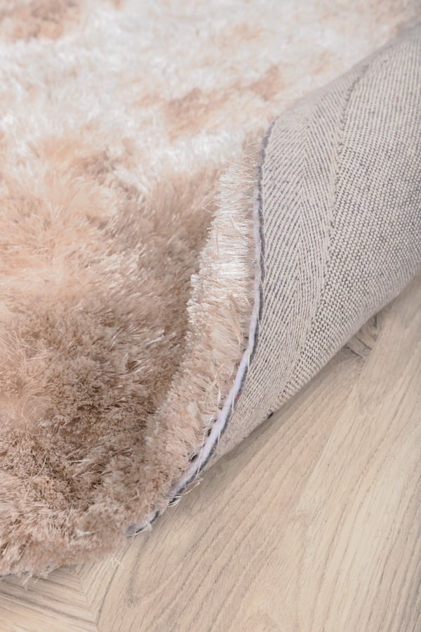 Bolton Beige Rund Tæppe 200 cm i 100% Polyester