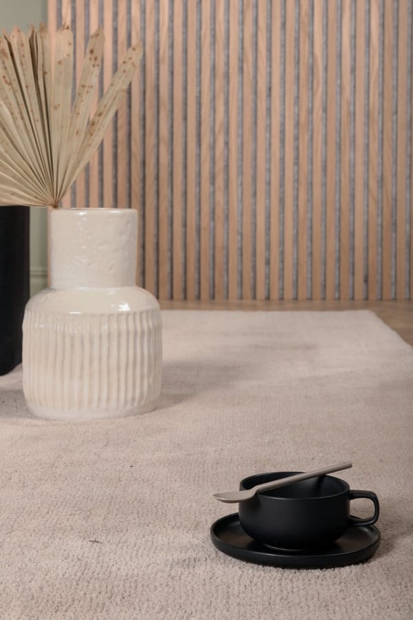 Bono Beige Ryatæppe 170x240 cm i Polyester