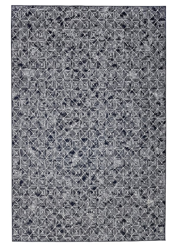 Cob Blå Viskosemåtte 135x195 cm - Blød og Stilfuld
