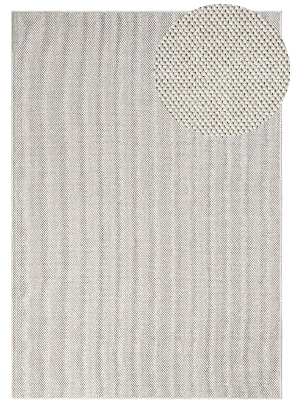 Tokyo Offwhite 160x230 cm Ullmatta-look
